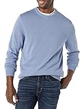 Amazon Essentials Crewneck Sweater Pullover, Grau-Blau, M