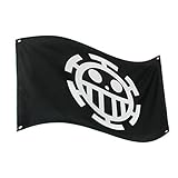 papapanda Fahne One Piece Piraten Flagge Anime Trafalgar Law