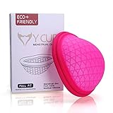 Menstruationstasse, weiche wiederverwendbare Menstruationstasse, auslaufsicher, BPA-frei, weiblicher Silikonbecher Tampon und Pad Alternative weibliche Hygiene-Produk