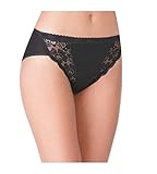 Sloggi Damen Taillenslip Chic Tai, 4er Pack,Schwarz, 48 EU