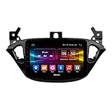 Auto Multimedia Player für Opel Corsa 2015-2019/Adam 2013-2016 GPS Navigation 2 Din Head Unit Radio 9'' Multimedia Video Player Receiver Tracker mit 4G WiFi SWC DSP Carplay (8core 4gwifi 4+64gb)