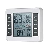 LCD Digital Indoor Thermometer Hygrometer Room ℃ / ℉ Temperatur-Feuchtemessgerät Thermo-Hygrometer mit Anzeige für max