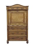 Antiker Sekretär aus massiv Eiche | Schreibtisch Schreibsekretär | Gründerzeit um 1880 | B: 104 cm (9541)