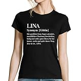 Lina ∣ Die perfekte Frau ∣ Damen T-Shirt XXL