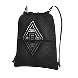 Monch-Engladbach Bedruckte Sporttasche Sporttasche Reisetasche Schuhtasche Rucksack Einkaufstasche Kordelzug Rei?Verschluss Rucksack