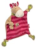 SIGIKID 39382 Schnuffeltuch Pferd Kuscheltuch Mädchen Babyspielzeug empfohlen ab Geburt creme/pink