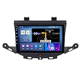 ADMLZQQ Android 10.0 In-Dash Autoradio Stereo Head Unit Für Opel Astra K 2015-2019, 9-Zoll-Touchscreen, Carplay FM AM GPS RDS DSP Bluetooth Lenkradsteuerung Rückfahrkamera Lüfter,M300s 8core 3+32g