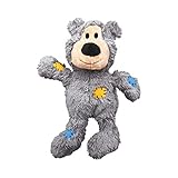 KONG – Wild Knots Bear – Innere Geknotete Seile und Minimale Füllung für Weniger Unordnung (Farbvar.) – Für Kleine/Mittelgroße H