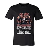 AC.DC 48TH Anniversary 1973-2021 Thank You for Memories Signature Shirt for Men W