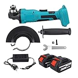 YAOSHI Pufferpoliermaschine 1500W Wiederaufladbare Winkelschleifmaschine 125/100mm elektrische Schlagmaschine 18V Batterie Stromwerkzeuge Polierer Schneidemaschine Elek
