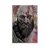 liutao God of War 1 Poster, dekoratives Gemälde, Leinwand, Wandkunst, Wohnzimmer, Poster, Schlafzimmer, Malerei, 20 x 30