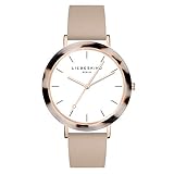 Liebeskind Berlin Damen Analog Quarz Uhr mit Leder Armband LT-0184-LQ
