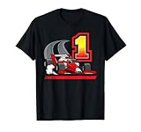 1 Jahr Altes Kleinkind Junge Formel Rennwagen 1. Geburtstag T-S