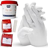 Handabdruck Set für Paare 3D Handabdruck Set für 2 Erwachsenen Hände Jahrestag Geschenk für Sie und Ihn Liebesgeschenke für Männer Frauen N