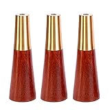 4 Stück Holz Tischbeine, Holz Möbelfüße，Geeignet Für Alle Arten Von Möbelsofas, Betten, Bänken, Schränken, Schminktischen möbel füße tischbeine 15-55cm (Color : Walnut Color, Size : 25cm*10in)