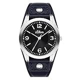 s.Oliver Damen-Armbanduhr SO-3241-LQ (Dunkelblau)
