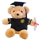RUSTOO 2021 Abschlussbär Puppe, Abschluss-Teddy-Geschenk, Plüsch Abschlussbär, Ab
