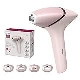 Philips Lumea IPL Schnurlose Haarentfernung 9000 Serie mit 4 Aufsätzen für Körper, Gesicht, Bikinizone und Achselhöhlen und SenseIQ-Technologie - BRI957/00