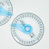 7-Zoll-Aluminiumlegierungs-Dreieck-Winkel-Winkelmesser-MesswerkzeugeMine-Messgeräte for den Ingenieur-Schreiner (Color : Plastic)