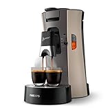 Philips Senseo Select CSA240/30 Kaffeepadmaschine - Kaffeestärkewahl Plus, Memo-Funktion, aus recyceltem Plastik, beig