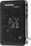 Telestar TELEMINI HD+ mobiler HDTV-Receiver (6 Monate HD+, HDMI, AV-Out, USB, externes Display, IR Empfänger inkl. Zigarettenanzünderkabel 12V und Netzteil 230V) schw