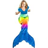 Blankie Tails, Die Original Meerjungfrau Decke , Rainbow Ombre , für Erwachsene / Jug
