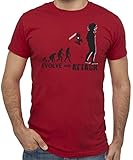 New Indastria T-Shirt Evolution Attack ON Titan - Anime E Manga - by, newindT-IT-0488-M-RED-02, Rot, newindT-IT-0488-M-RED-02 M