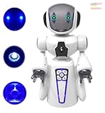 Intelligenter Roboter mit Hellen Licht Smarter Roboter Interaktiver Roboter Englisch Lernroboter Fährt Spielt Musik Erzählt Geschichten Spielzeug Roboter Elektrischer Rob