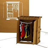 Pop-Up Karte 'Kleiderschrank' – lustige 3D Geburtstagskarte & Glückwunschkarte als Gutschein, Geldgeschenk, Geschenkverpackung, Shopping-Gutschein & Einkaufsgutschein zum Shopping-T