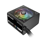 Thermaltake Smart RGB 700W | PC-ATX-Netzteil | 80-Plus | leiser 120 Lüfter | EU zertifiziert | schw