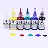 Monalisa flüssige Acrylfarben Set 6 x 40 ml (240ml) | Acrylic Ink Set | Geeignet für Pouring Art, Airbrush, Aquarellmalerei, Kalligrafie, Illustration, Hand Lettering, Tauchfeder, Pinsel, Manga usw