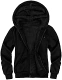 SWISSWELL Herren Kapuzenjacke Sweatjacke Hoodie mit Kapuze Reißverschluss und Fleece-Innenseite Zipper Workerhoodie Kapuzenpullover Übergangsjacke Schwarz 4XL