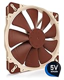 Noctua NF-A20 5V, Leiser Premium-Lüfter mit USB Stromadapterkabel, 3-Pin, 5V Version (200x30mm, Braun)