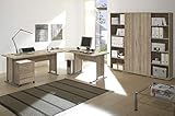 Arbeitszimmer mit Rollcontainer! ! ! Komplett Set Büro Büromöbel Office Line 5 TLG Set 2 Eiche Sonoma 5 TLG