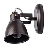 MW-Light 547020301 Wandleuchte Wandspot Braun Retro Design Drehbar Schwenkb