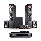 Teufel Ultima 40 Surround Impaq 5.1-Set Weiß Heimkino Lautsprecher 5.1 Soundanlage Kino Raumklang Surround Subwoofer Movie High-End HiFi Speak