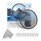 Neewer 77mm CPL-Filter, zirkularer Polarisator-Objektivfilter mit Mehrfach Beschichtungen, superschlanker Magnalium-Rahmen, optisches HD-Glas für 77mm Kameraobjek