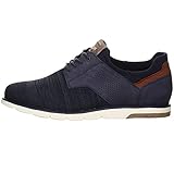 LLOYD Kentas Schnürschuh Herren Schuhe Leder-Textil-Kombination U
