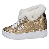 RUCOLINE Sneakers Damen Leder Gold 40 EU