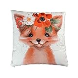 Kissenbezug 40x40cm Zauberkern® | Dekorative Kissenhülle 100% antibakteriell ideal als Kinderzimmer Dek