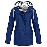 Allwetterjacke Damen Sport Regenjacke Jacket Leicht Lang Wasserdichte Jacke Outdoorjacke Wasserdicht Atmungsaktiv Große Größe Parka Übergangsjacke Funktionsjacke 3 In 1 Schwarz Winterjacken R