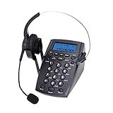 PETSOLA Call Center Kundendienst Telefon Mono Headsets Geräuschunterdrückung