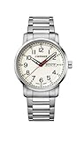 Wenger Herren analog Swiss Quartz Uhr mit Edelstahl Armband 01.1541.108