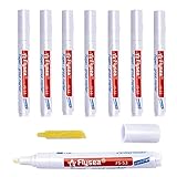 GESTAND 8 Stück Fugenstift Fugenmörtel Fliesen Stift Fugenmarker mi Fugen Reparatur für Hause (Weiß)