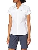 Columbia Damen Kurzärmeliges Shirt Silver Ridge Lite, White, L, 1836684