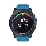ZWHJK Smartwatch, Fitness-Tracker mit Herzfrequenz, Schlafüberwachung und Blutsauerstoffsättigung, 5 ATM wasserdichte Smartwatch, geeignet für Android Damen und Herren (Farbe: blau)
