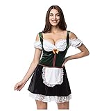 Obestseller Blumen Stirnband Hochzeit Haarkranz Krone Frauen Mädchen Blumenkranz Haare für Hochzeit Party Halloween Dienstmädchenkostüm für Damen Halloween Bier Mädchen (Schwarz-3, XXXXL)