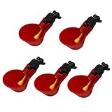 Perfeclan 5er Pack Wasserfütterungsbecher Geflügel n Entenvögel Trinknäpfe Geschirr E