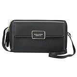 Yunyan Cell Phone Purse Crossbody Bag Fashion Wallet Shoulder Bag Wallet Handbag for WomenHandy Geldbörse Crossbody Bag Fashion Wallet Umhängetasche Wallet Handtasche für F