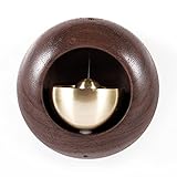 Türklingel Klingel Türklingel Holz Rustikalen, Tür Öffnen Chime Laut Sound Kleine Runde Ei Türklingel Moderne Massivholz Home Ornamente Windspiele Geschenk Dekoration Anhäng